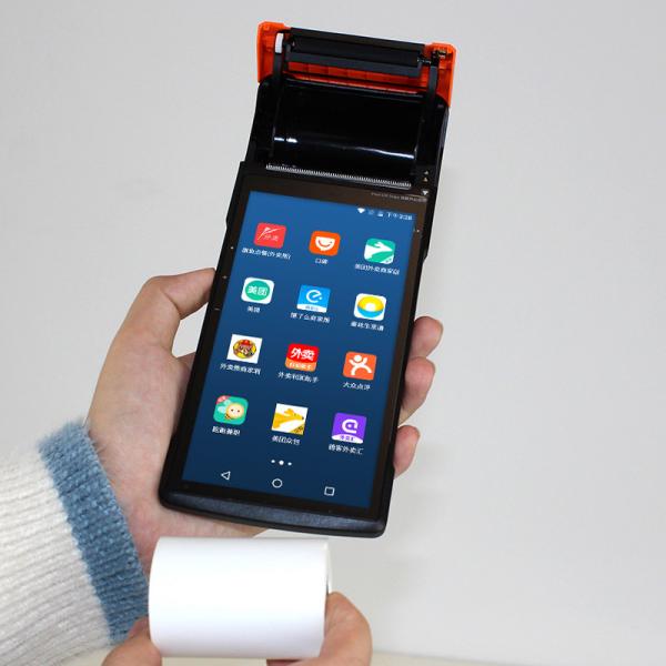 Quality Multifunctional 7.1 Smart Android Handheld POS Terminal Mini Printer for sale