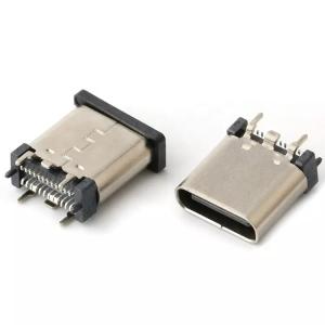 China USB 3.1 Female 24pin USB C Type Connector Vertical Patch High Speed on sale