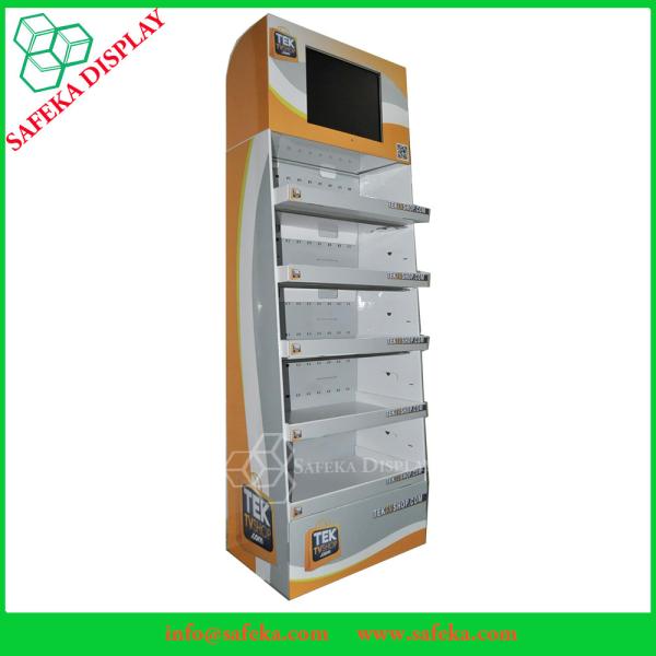 Quality Innovative Corrugated Paper Floor Display Flexible lcd display for sale