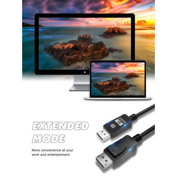 1.4 Version 8K Displayport Cable