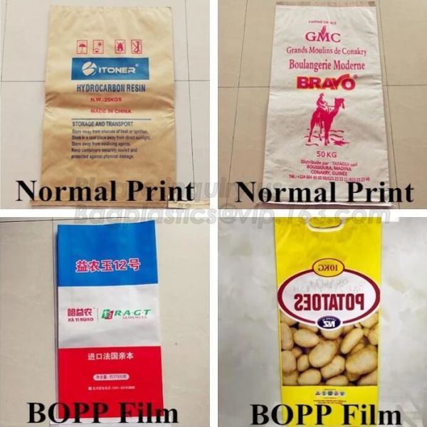 PET FOOD, horse feed bag, animal feed bags, chemical industry agricultural food grade colored kraft paper bag, 25kg pape