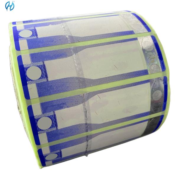Quality Laser Holographic Double Layer Sticker Labels Trademark Reflective Security Code for sale