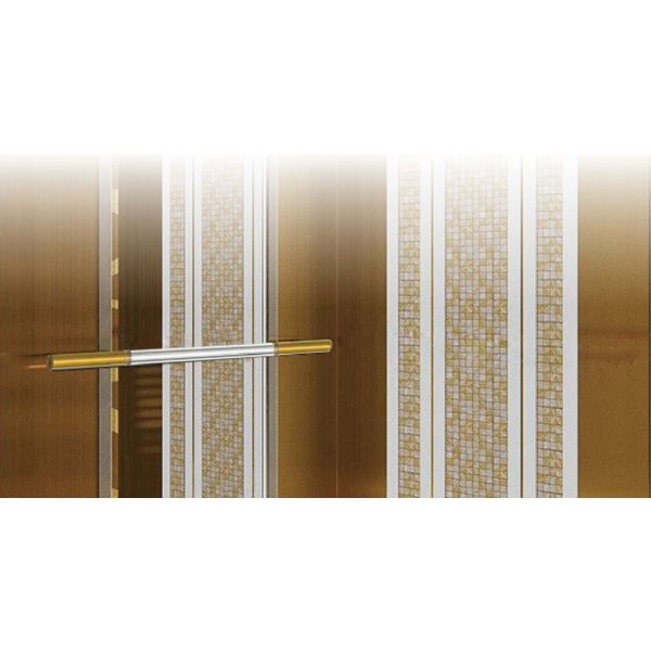 Modern Style Elevator Cabin Decoration Elevator Parts Stainless Steel Handrail