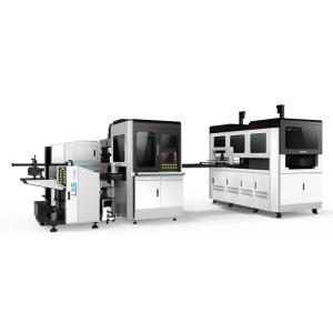 Buy cheap 5 - 45pcs/min Rigid Box Forming Machine With Dual Box Wrapping System product