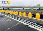 Metal Tunnel Crash Beam Barrier Rustproof , Highway Guard Rail Barrier