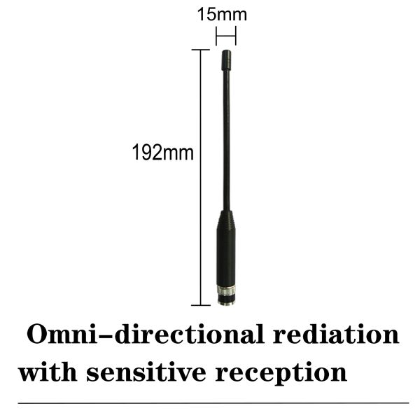 Long Range LoRa LPWAN Cb Walkie Talkie Antenna 26-28MHz Rubber Pole