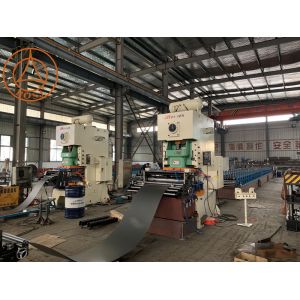 Fully Automatic Galvanized Steel Cable Tray Machine With Hydraulic Punching