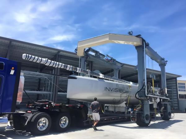 Quality Fast Speed 2M/S Boat Gantry Crane 37KW Motor Boat Handling Equipment for sale