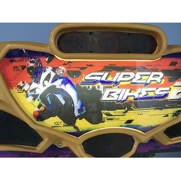Super Bikes 2 Motor Arcade Racing Game, Single Player Classic Moto Bike Game Machine
