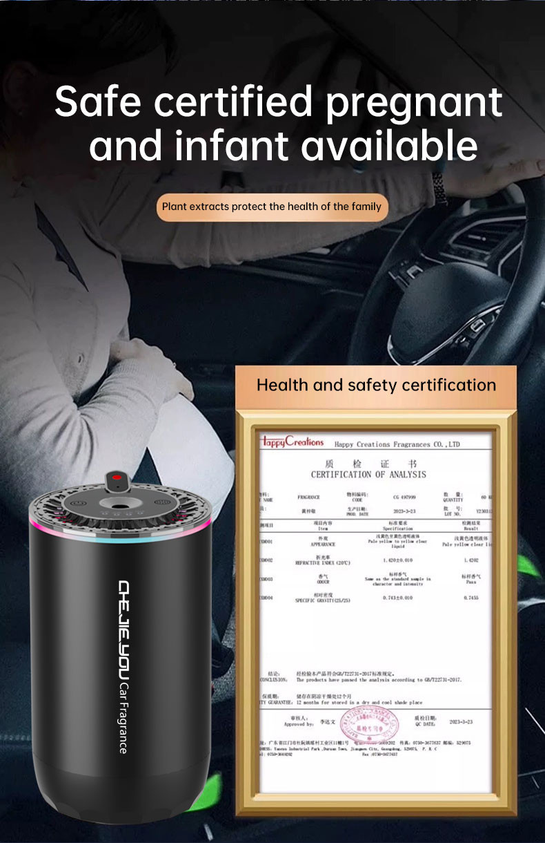 Customized Timer Air Scent Machine Intelligent Start And Stop 50ml for Car