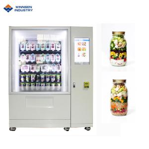 China Egg Vegetables Salad Belt Conveyor Combo Elevator Vending Machine Remote Controlled on sale
