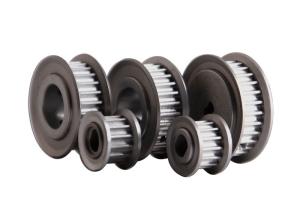 China Aluminium Internal And External Splines Timing Belt Pulley RoHS Approved on sale