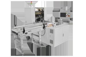 Buy cheap Automatic Handle Sticking Box Tissue Converting Machine 50cuts/Min product