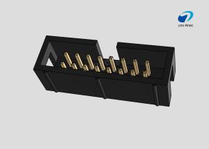 IDC Header connector, PCB Mount Receptacle, Board-to-Board, 2x8 Position, 2.0mm Pitch, Gold Flash, vertical，DIP