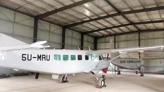 Quality Q235B Steel Structure Hangar Customized Design For Aircraft Storage for sale