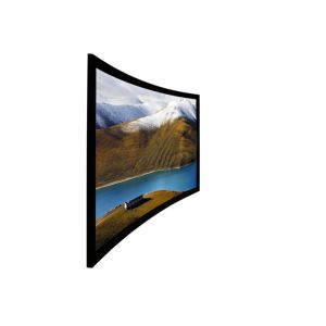 150'' Cinemascope screen , Fixed Frame Curved Projection Screen wall mounted