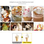 Commercial Soft Serve Ice Cream Making Machine with 6 Quart Capacity and English