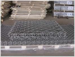 Architectural Decoration Crimped Wire Mesh Single And Double Sided Pimple Ginned