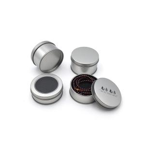 China Cylinder Rustproof Printed Tin Boxes Multipurpose With PVC Window on sale