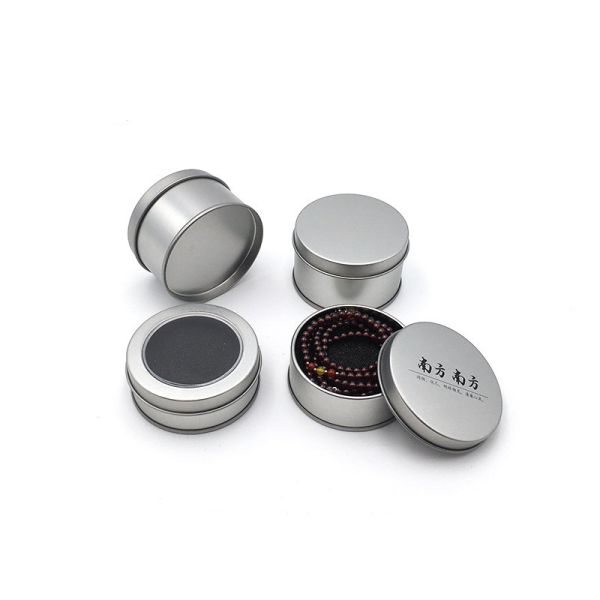 Quality Cylinder Rustproof Printed Tin Boxes Multipurpose With PVC Window for sale