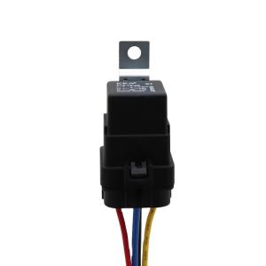 China 12V 40AMP Heavy Duty 5 Pin Waterproof SPDT Auto Relay With Harness Car Relay Socket 14AWG Relay Kit Style For Car on sale
