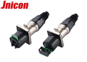 China 8 Pin RJ45 Waterproof Connector , IP65 Ethernet Connector Use With Powercon on sale