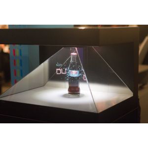 55 Holographic Display Pyramid / Holo Box 3D Hologram Technology