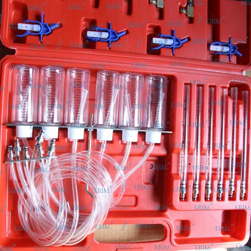ERIKC E1024119 Diesel Injector Oil Return Detection Tool Flow Meter Test Kit Return Flow Diagnostic Measurement Tool