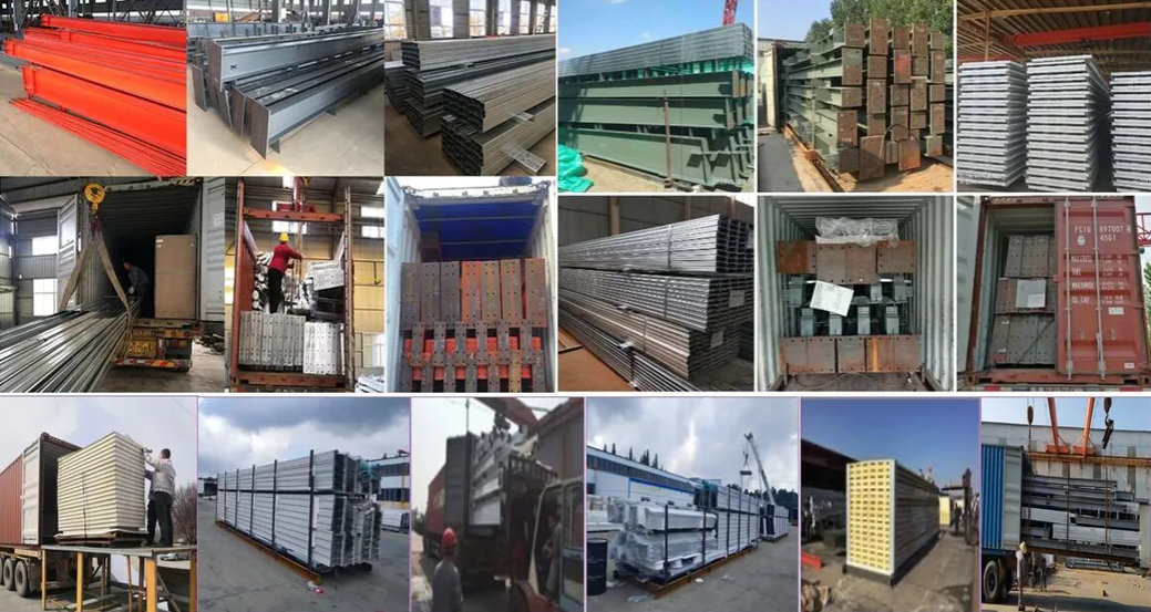 Custom Size Light Gauge Steel Buildings Retail Space Fast Construction