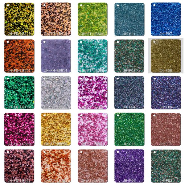 3MM 4x8 FT Pink Glitter PMMA Acrylic Sheet Ceiling Panels Home Hotel Decor