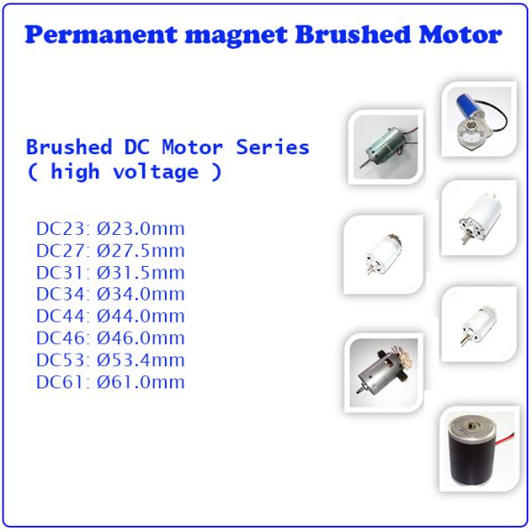 230V 18000rpm Brushed Permanent Magnet DC Motor For Home Appliances Hand Blender