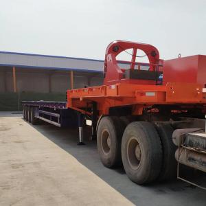 Buy cheap Tri FUWA Axle Extendable Lowboy Multi Axle Modular Trailer product