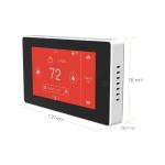 24 Volt 4.3in TFT WiFi Smart Thermostat With Multiple Sensors