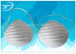 Disposable dust mask made from polyester fabric with elastic band , white or