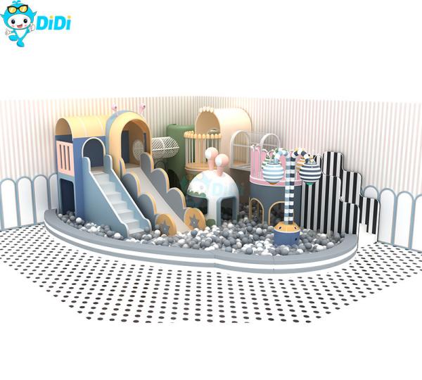 Quality Pretty Design Macaron Themed Kids Amusement Park Easy Maintenance for sale