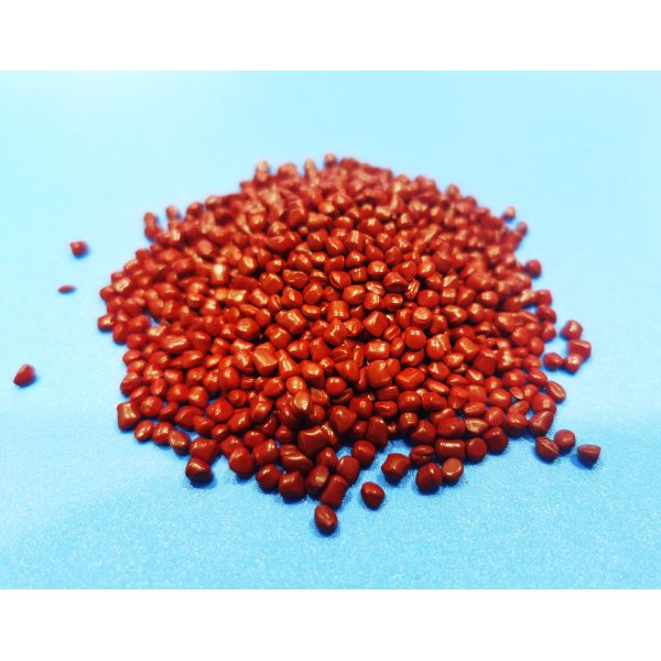 High Gloss Plastic Red Masterbatch 35 Percent Red Concentration