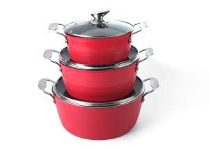 Kitchen Cooking Aluminum Alloy 3003 LFGB  Non Stick Soup Pot