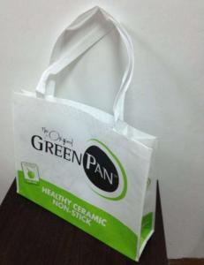 Durable Non Woven Shopping Bag , Custom Reusable Shopping Bags For Promotional
