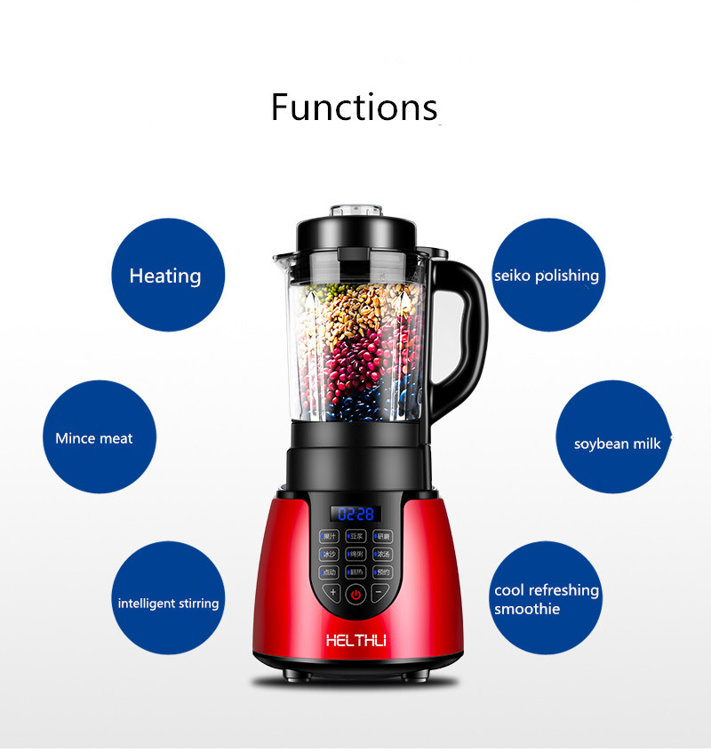 High Level Heated Food Processor 23000r/Min Max Rotate Speed With Print Spraying Color