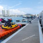 Aluminum Floating Dock Jetty Marina Engineering Design Tourist Dock Floating