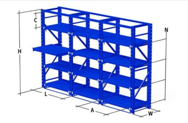 Quality Mould Store Guide Rail Drawer Racking ASRS Warehouse System MHS for sale