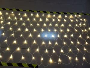 China led blanco cálido navidad luces netas(warm white led christmas light net) on sale