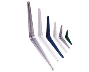 China Metal Triangle Wall Shelf Brackets With Different Colors 3X4 - 16X18 Size on sale