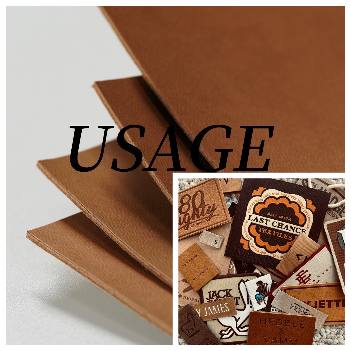  PU Leather Material For Labels