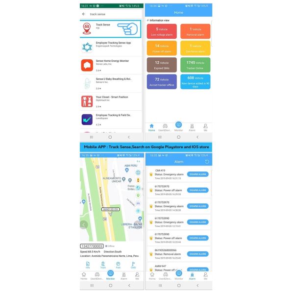 Bluetooth GPS 20000mah Battery GPS Asset Tracker Powered High Gain GPS Antenna