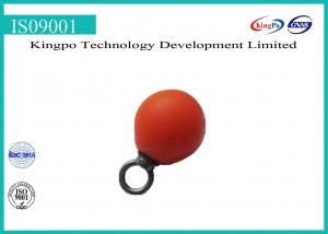 China UL Test Finger Probe Test Rubber Ball For Dynamic Stability Testing on sale