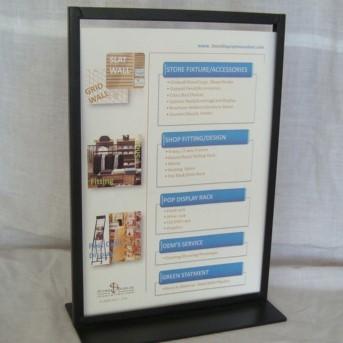 Quality Easy Portability A4 Durable Metal Tabletop Display Stands for sale