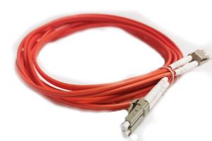 China MultiMode Duplex LC 3MM 3m Fiber Optic Patch Cable Good Temperature Stability on sale