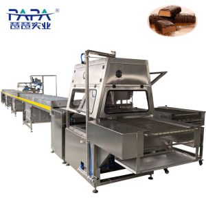 Automatic Chocolate Egg Roll Enrobing Machine