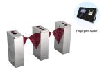 Compact Design Flap Barrier Turnstile Gate Mechanical Access Control Entrance